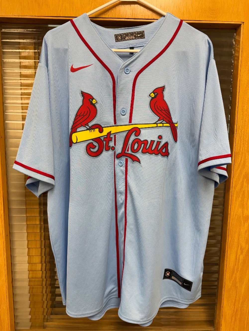 St Louis Cardinals Blue Alternate Jersey - 2XL
